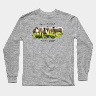 Talk About Sheep Long Sleeve T-Shirt